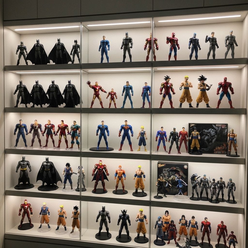 Colección de figuras de acción
